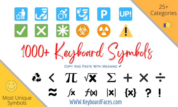 Keyboard Symbols And Their Meanings