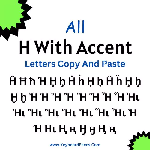 H With Accent