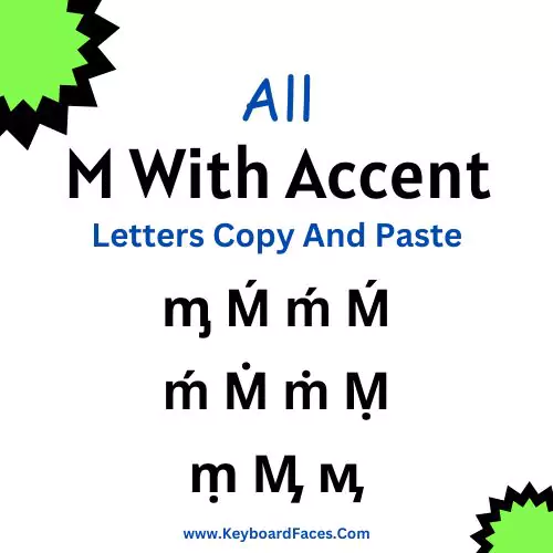 M With Accent